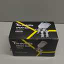 Professional HVLP Spray Gun, 1.4/1.7/2.0mm Nozzle HVLP High Atomization Flow Adjustable Pneumatic Gravity Spray Gun with 600cc Cup & Gauge for Paint Touch-Up(Blue)