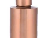 Rose Gold Soap Dispenser 304 Stainless Steel - Reusable Liquid Soap Pump for Hand Soap, Dish Soap & Lotions, 550ML/18.5oz, Modern Bathroom & Kitchen Dispenser for Home, Hotel, Office(550ML/18.5oz)