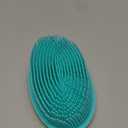 Silicone Shower Brush, Gigicial Multifunctional Massage Brush Baby Tactile Training Tool Baby Hair Scrubber Scalp Massager Comb for Home Shower Bathroom (Green)