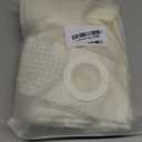 YellyHommy No Hook Shower Curtain with Snap in Liner Set Less Waffle Shower Curtain for Bathroom (Cream, 87" L x 72" W)