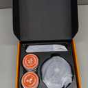 Electric Whiskey Smoker Kit with Adjustable Smoke Control (060s), Cocktail Smoker Kit with 6 Wood Chips, No Butane Needed, Old Fashioned Smoker Kit, Bourbon Gifts for Men, Wood Grain