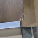 Plank+Beam Modern Rectangular Side Table with Shelf, 25", Solid Wood Narrow End Table for Living Room with Storage, Compact Bedside Table for Small Spaces, Pecan Wirebrush