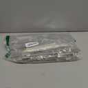 Landhoow 6 Pcs 3" x 11" Latch Guard Plate Cover Electroplated Carbon Steel Door Latch Cover Latch Protector Door Security Strike Plate Against Forced Entry Easy to Install for Outswinging Doors