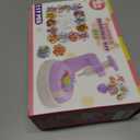 Kingci Fabric Flower Bouquets DIY Kit, 2025 Creative Flower Making Kits for Toddler Girls 117PCS Educational Arts and Craft Kits for Kids, Birthday Christmas Gifts for Girls Boys Teens (Purple)