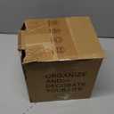 MODOWEY Rotating Earring Holder Organizer Stand, 6 Tier Large Capacity Jewelry Display Tree for Women Vendors, 264 Hole Adjustable Metal Rack for Stud Hoop Dangle Storage, Spin for Easy Access, Bronze (Copper)