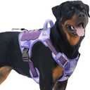 AUROTH Tactical Dog Harness for Large Dogs No Pull Adjustable Pet Harness Reflective K9 Working Training Easy Control Pet Vest Military Service Dog Harnesses Very Peri L (Neck:18-29", Chest:24-37"), 45-80 lbs)