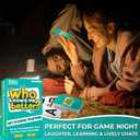 Family Board Games for Kids and Adults - Trivia Card Games for Kids 8-12 and Adults - Who Knows Me Better for Family Game Night - 500+ Facts Questions from Ages 6-8 Fun Travel Car Activities for 5+