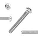 M6 x 18mm 8Pcs Hex Socket Head Cap Screw, 304 Stainless Steel, Chair Machine Screw for Spinning Chair