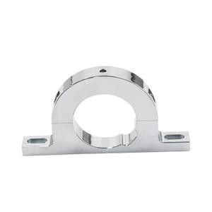 Aluminum Universal Steering Billet 2" Steering Column Keyed No Drop Mount for Most Common Fit for GM GMC Chevy Dodge Ford 2" Hole Brushed Underdash Mount River Clamp