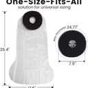 Cast Covers for Shower Leg, Waterproof Cast Cover for Showering, Cast Protector for Shower Leg Adult, Shower Boots for Foot After Surgery, Knee, Ankle, Foot (Diameter - 7.9")