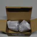 Enhon 2 Piece Shower Knob Replacement, Hot and Cold Faucet Knobs Compatible with Price Pfister Verve Tub Shower, Include 2 Faucet Handles and 2 Screws for Remodeling Trim Kit(Chrome)