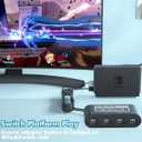 Gamecube Controller Adapter for Nintendo Switch / OLED / Switch 2 Gamecube Adapter, Compatible with PC WII U Switch2, Support 4 Gamecube Controller to Play Supper Smash Bros with 70IN Long Cable