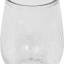 Creative Co-Op 14 Ounce Recycled Glass Stemless Wine Glasses