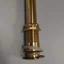 Bathroom Sink Drain with Overflow, Brushed Gold Sink Drain for Bathroom Sink, Universal Stainless Steel Gold Sink Drain, Pop Up Drain Stopper with Detachable Basket