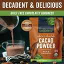 Organic Cacao Powder, Unsweetened, 1 lb (454 g)  Rich Dark Chocolate Flavor, Perfect for Baking, Smoothies & Hot Chocolate  Vegan, Keto, Paleo, Non-GMO & Gluten-Free Cocoa Powder (1 Pound (Pack of 1))