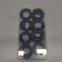 Pangda 30 Pcs Oil Resistant Rubber Washers 1-1/2" OD x 1" ID x 1/8" Thickness Industrial Flat Rubber Spacer Flat Black Washers Grommets for Bolts Spacers Vibration Suppression