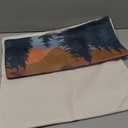 Boho Throw Pillow Covers - Mountain Nature Landscape Forest Linen 18 x 18 Set of 2 for Bed Home Room Sofa Decorations