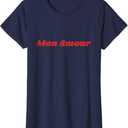 Womens Womens Mon Amour T-Shirt Blue, Size S