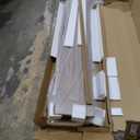 Plank+Beam 72 Inch Farmhouse Dining Table, Solid Wood Rustic Kitchen Table, Large Wooden Rectangular Dinner Table for Dining Room, Home Office, Living Room Furniture, Easy Assembly, Pecan Wirebrush