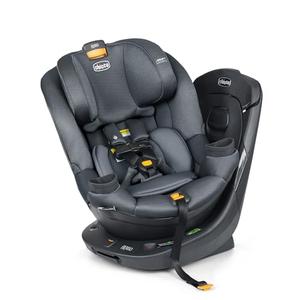 Chicco Fit360 ClearTex Rotating Convertible Car Seat 360-Degree 1-Hand Rotation, Self-Tensioning Lock System, ClearTex Fabrics, Magnetic Chest Clip, 4-65lbs., Carbon, Manufacturing Date: 01/2026