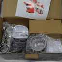 Geedel Rotary Cheese Grater, Kitchen Mandoline Vegetable Slicer with 3 Interchangeable Blades, Easy to Clean Rotary Grater Slicer for Fruit, Vegetables, Nuts (White)