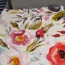 Tupmnbry Wildflowers Floral Throw Blanket Botanical Floral Printed Blanket Super Soft Flannel Throw Blankets Lightweight Fluffy Plush Fuzzy Bed Blankets for Bedding Sofa 50"X60"