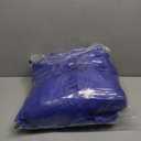 Paterr 100 Pcs Reusable Grocery Bags Bulk Shopping Tote with Handle Non Woven Portable Foldable Tote Bag Gift with Button(Medium,Plain,Dark Blue)