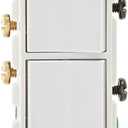 Leviton 15 Amp, 120/277 Volt, Decora Single-Pole, AC Combination Switch, Commercial Grade, Grounding, 5634-W, White