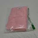 2-Pack Pink Pillow Shams Cases Covers with Ruffles and Lace Cotton King Size 20"X36"Soft Boudoir Luxurious