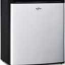 Koolatron 12V / 110V Refrigerator - Mini Fridge With Freezer For Trucks, Cool Storage For Kitchen, Bedroom, Office, Dorms, Compact Free Standing, Neveras Pequepara, 1.7 Cubic Feet Capacity, White