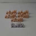 Decorative “Chill” Word Signs, Glossy Ceramic-Style Tabletop Decor, set  of 6 pack