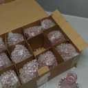 Glass Candle Holder Set of 12, Pink Taper Candle Holders Bulk, Vintage Candlestick Holders, Candle Stick Holder for Table Centerpieces, Wedding & Mother's Day