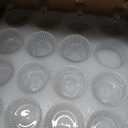16 Piece Votive Candle Holders with Lids, Tealight Candle Holders in Bulk, Glass Small for Table Centerpiece, Wedding, Home Decor (2.68'' x 1.65'', Clear)