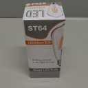 ST64 LED Edison Bulb, Warm White, 6Watt