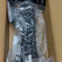 Electric Scooter for Kids Ages 3-12, 3-Wheel Electric Scooter, Electric Kick Scooter with 2 Speed, Long Battery Life, Bluetooth Music, Flashing LED Wheels, Adjustable Height, Gift for Boys/Girls (Black)