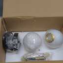 KAISITE Modern Chandelier Dining Room Light Fixture Over Table 10Light Sputnik Chandelier Ceiling Light Fixture Height Adjustable Black and Gold Mid Century Pendant Lighting for Kitchen Living Room