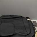 FLORICH Leather Car Seat Covers, Seat Cover for Cars Full Set Black Car Seat Cover Front Seats and Back Waterproof Car Seat Cushion Car Seat Protector Universal Fit for Most Cars SUV Trucks