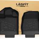 LASFIT Floor Mats for 2015-2026 Ford F-150 Regular Cab Bucket-Seat Carpet Floor, Ford F150 Standard Cab All Weather Portector TPE Waterproof Truck Liners-1st Row Black