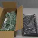 Dahey 2 Pack Wood Wall Planter Vase with Artificial Eucalyptus Farmhouse Wall Hanging Decor Pocket Planter for Indoor Fake Plants Greenery, Living Room Bedroom Kitchen Home Office Decoration, Black (Medium)