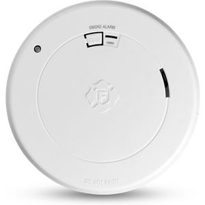 First Alert SM210L, 10-Year Sealed Battery Smoke Alarm with Safety Path Light, 1-Pack, Installed 0n 02/16/2026, Replace Alarm 10 Years After Installation
