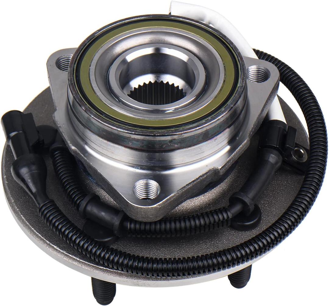 KUSATEC 515029 Front Wheel Bearing and Hub Assembly Compatible with for Ford F-150 2000 2001 2002 2003 2004/ Heritage 2004, 5 Lug Bolts w/ABS