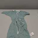 PuppyPaws Baby Sleep Sack, Transition Swaddle, Sleep Sack 3-6 Months, Wearable Blanket Baby with 2-Way Zipper, Swaddles for Newborns Summer, 95% Rayon derived from Bamboo, 5% Spandex (Green)