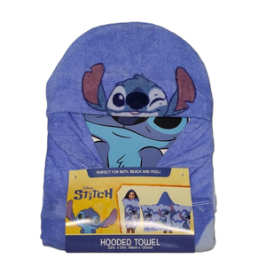 Disney Stitch Hooded Towel 22in x 51in