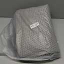 Cat Litter Mat-30"X24" Jumbo Litter Trapping Mat EVA Honeycomb,Urine & Waterproof Scatter Control Matt for Cat With Handle Design Easier To Clean, Less Waste, Soft On Paws, Gray