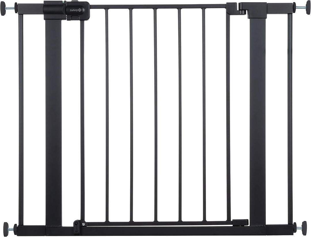 Safety 1st Easy Install 28'' Walk Thru Gate, Fits Between 29'' and 38'', Black, 1-Pack,(GA105CBLK)