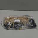 3-Light Hanging Light with Plug in Cord,Plug in Pendant Light 22ft Hemp Rope Pendant Lighting Vintage 3-Light Hanging Lamp Fixtures for Kitchen Island Living Room Bedroom