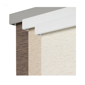 Persilux Free-Stop Cordless 100% Blackout Roller Blinds for Indoor Windows, Natural Woven Fabric UV Protection Privacy Thermal Insulated Roller Shades for Windows, Home, Office, Khaki 35.5" W x 72" H