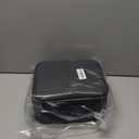 Travel Makeup Bag with Mirror of LED Lighted, Makeup Train Case with Adjustable Dividers, Makeup Case with Mirror and Detachable 10x Magnifying Mirror (Black)