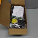 Flexi Hose Lightweight Expandable Garden Hose, 50FT - Retractable Garden Hose, Water Hose - No-Kink Flexibility, 3/4 Inch Solid Brass Fittings and Double Latex Core (Black)