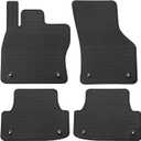 Car Floor Mat Rubber Custom Fit for Audi A3 / S3 2015-2020 / A3 Sportback E-TRON 2016-2019 / RS3 2017-2020 Full Black Auto Floor Liners All Weather Heavy Duty Odorless